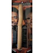 Saloon style professional double side wooden wave brush firm and soft - $16.66 CAD