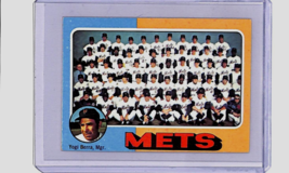 1975 Topps Mini #421 New York Mets Yogi Berra HOF Vintage Baseball Card - £3.83 GBP
