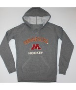 Minnesota Hockey University Golden Gophers Gray Hoodie Sweatshirt Top si... - £11.94 GBP