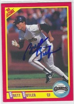 Brett Butler Auto - Signed Autograph 1990 Score #236 - MLB San Francisco Giants - £4.31 GBP