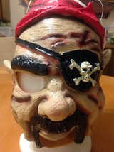Disguise Speak E-Z Pirate First Mate Vinyl Overhead Mask New Halloween Haunt Arr - £8.60 GBP