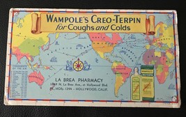 Hollywood Pharmacy Ad Card - Wampole&#39;s Credo-Terpin - £6.71 GBP