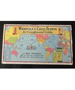 Hollywood Pharmacy Ad Card - Wampole&#39;s Credo-Terpin - £6.77 GBP