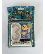 VINTAGE Musicandle Reusable Musical Birthday Candle Cake Topping, Number 3 - €4,28 EUR