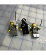 Lego Minifigures Lot Ninja Ninjas With Swords - $215.48 MXN