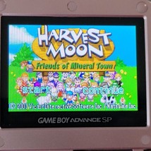 Harvest Moon: Friends of Mineral Town Game Boy Advance GBA Authentic Saves - £44.68 GBP