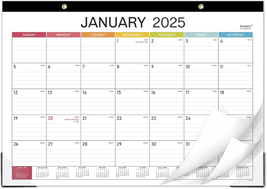 2025 Desk Calendar - Large Desk Calendar 2025, 17&quot; X 12&quot;, JAN. 2025 - DE... - $15.13