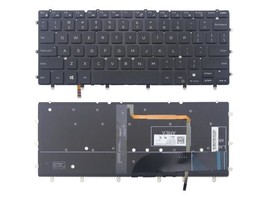 US English Black Backlit Keyboard (without frame) For Dell Inspiron 7547 7548 73 - £39.16 GBP