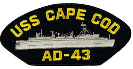 USS Cape COD AD-43 Ship Patch - Great Color - Veteran Owned Business - £10.61 GBP