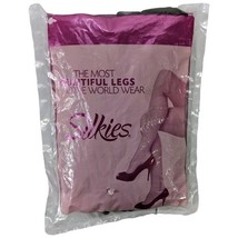 Silkies Pantyhose Medium Black Tights with Control Top 070206 USA (2 Pac... - $335.86 MXN
