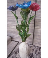 Quilling for home,Recycle flower set,Upcycle quilling paper,Flower for v... - £35.54 GBP