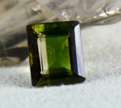 Natural Green Tourmaline Octagon Cut 1 Pcs 10.26 Cts Gemstone For Ring Pendant - £564.98 GBP