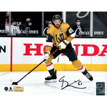 Mark Stone Autograph Vegas Golden Knights 8x10 Photo Signed IGM COA Gold Jersey - £59.91 GBP