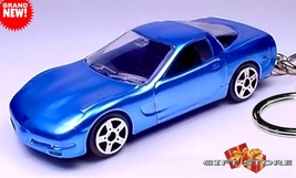 Rare Key Chain Ring 97~98~99~2004 Blue Chevy Corvette C5 Custom Limited Edition - £39.15 GBP