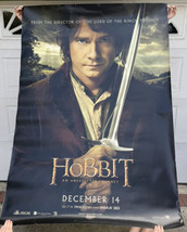 The Hobbit Tolkien Unexpected Journey Movie Poster Bus Shelter Stop 4 x 6&#39; 2012 - £93.42 GBP