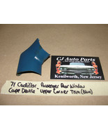 71 Cadillac DeVille RIGHT REAR BACK WINDOW WINDSHIELD UPPER CORNER INTER... - $544.63 MXN