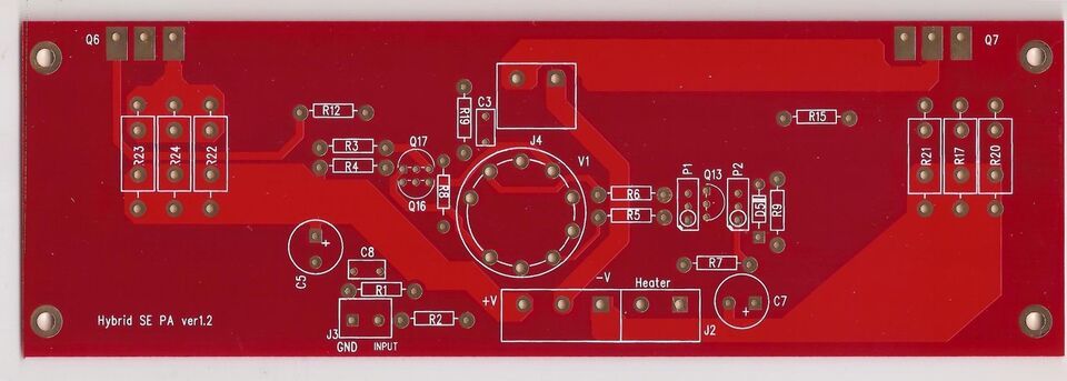 20W Class A tube input MOSFET SE output Borbely architecture PCB 1 piece! - $13.99
