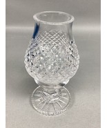 VTG Waterford Crystal Alana Fairy Hurricane Lamp &amp; Globe 2 Piece Candle ... - $62.52 CAD