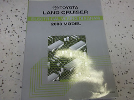 2003 Toyota Land Cruiser Elettrico Cavi Diagrammi Servizio Negozio Repair Manual - $9.98