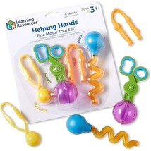Learning Resources Helping Hands Fine Motor Tool Set Toys 4 Pieces Sensory Play - £11.86 GBP