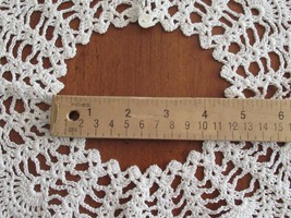 Vintage Crochet Collar White Retro Dress Decoration Boho Accessory Handmade - £11.29 GBP