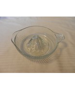 Vintage Ribbed Clear Glass Fruit Juicer With handle and Pouring Spout - $38.00