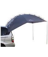 Outdoor Car-Side Tent for Camping BBQ, Car Tail Extension Tent (Grey Blue) - $49.43