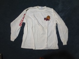 Coca-Cola White Long Sleeve T-shirt NCAA Final Four 2004  Large Logo on Sleeve - $15.59