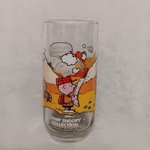 Camp Snoopy McDonald&#39;s Glass Tumbler 1983 Civilation Is Overrated - £13.50 GBP