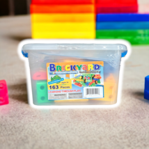 Brickyard STEM Building Blocks for Kids 4-8 - 163-Piece Creative Play Set - £7.83 GBP