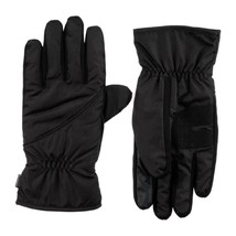 Isotoner men&#39;s insulated pieced gloves in Black - size S/M - £33.47 GBP