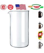 34oz Spare Carafe Compatible with All 8-Cup French Presses - Glass Design - $39.86 CAD