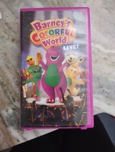 Barney&#39;s Colorful World! Live Clamshell VHS-RARE-SHIPS N 24 Hours - £39.47 GBP