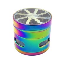 2.5 Inches 4 Pieces Large Tobacco Dry Herb Spice Smoke Metal Grinder Rainbow - $14.99