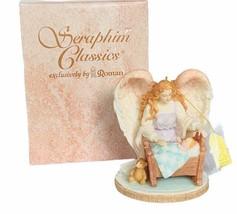 Seraphim classics angel figurine Roman sculpture watch over me baby crib 78027 - £39.52 GBP