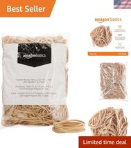 Tan Rubber Bands, Size 33 3-1/2 x 1/8 Inch, 600 Bands/1 lb Pack, 25-Pack - $134.35