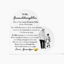 Granddaughter Acrylic Plaque, Granddaughter Birthday Gift ideas - £50.43 GBP