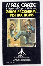 Atari Maze Craze Instruction Manual ONLY - $14.43
