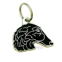 Dog name ID Tag Borzoi, Personalized, Engraved, Handmade, Charm - £16.13 GBP+