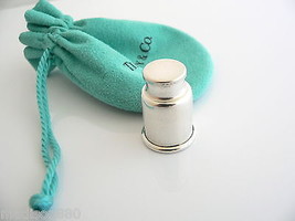 Tiffany &amp; Co Milk Can Pill Box Case Trinket Container Silver Love Gift Pouch Art - £478.01 GBP