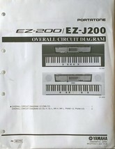 Yamaha EZ-200 EZ-J200 Keyboard Original Overall Circuit Diagram / Schematics - £31.00 GBP
