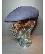 Golf Newsboy Cap Navy Wool Hat Wilfold by Wilstaff Made In England Sz 6 ... - $25.48