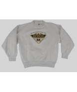 Vintage Midwest Embroidery Michigan Wolverines Crewneck Sweatshirt XL Y2... - £18.93 GBP