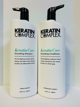 Keratin Complex Smoothing Keratin Care Shampoo &amp; Conditioner 33.8oz LITE... - £50.59 GBP