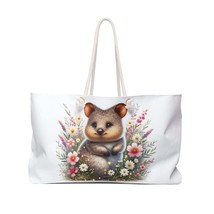 Personalised/Non-Personalised Weekender Bag, Australian Animals, Quokka with Flo - £38.93 GBP