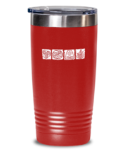 Inspirational Tumbler Avatar Elements Line, Water Earth Fire Air Red-T-20oz  - £23.33 GBP