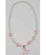 M) Pink Girls Unicorn Horse Pony Pendant Necklace Costume Toy Jewelry - €5,07 EUR