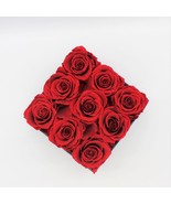 Immortal Fleur 9 Preserved Roses In Box, Love Gift Sympathy Birthday Ann... - $50.00 CAD