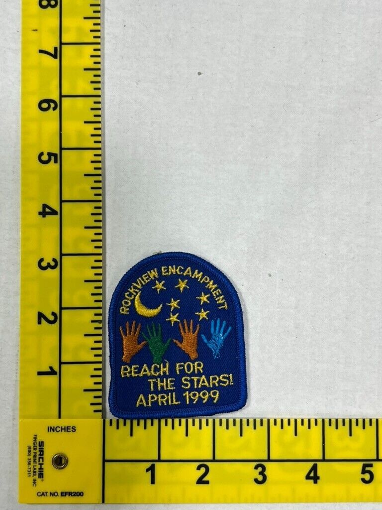 Rockview Encampment Reach for the Stars! April 1999 GSA Patch - $14.85