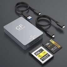 Cfexpress Type B And Sd Dual-Slot Card Reader, Usb 3.1 Gen 2 10Gbps Cfexpress Re - £63.14 GBP